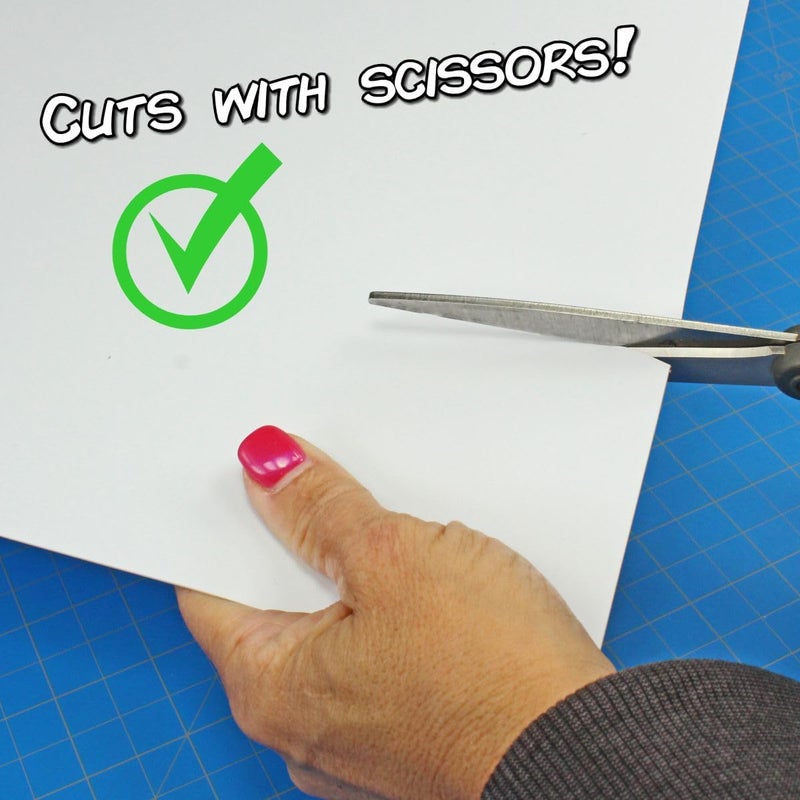 LITKO 8x10-inch Polystyrene Flexible Craft Sheets | Plasticard | Styrene Plastic Sheets | Modeling | Crafting | Scratch Building | Displays | White (.030 Inch - 8 Pack) - Image 4