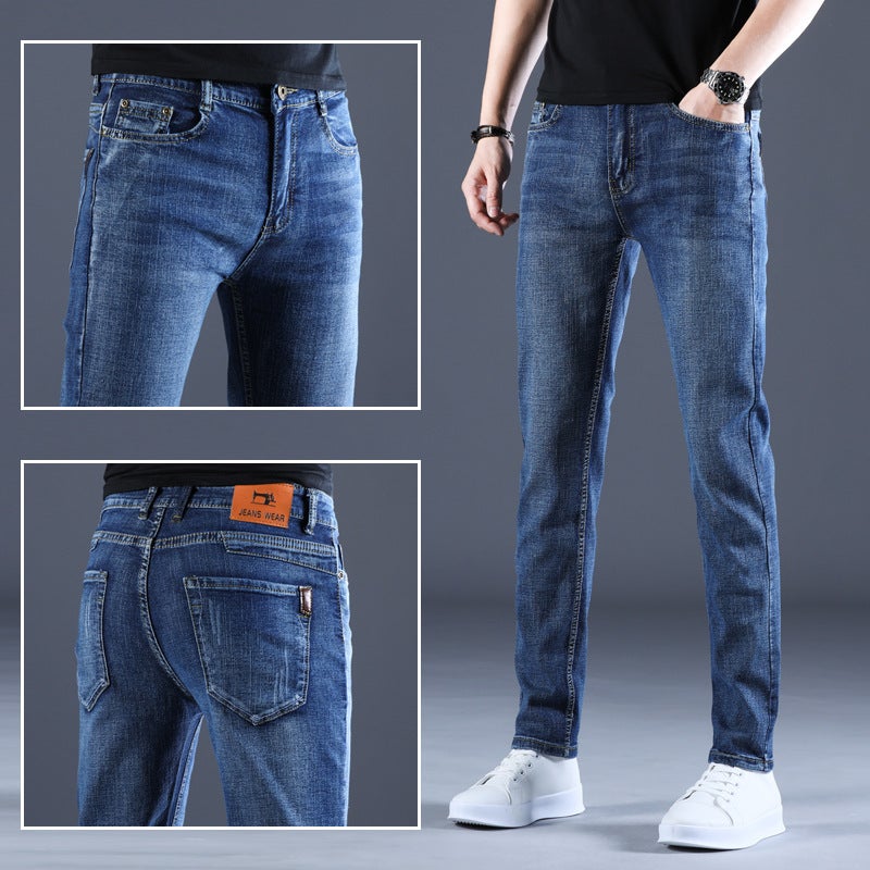 Unisex Classic Denim Jeans Loose Fit Daily Outdoor Wear - Image 3