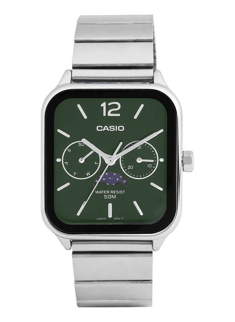 Casio Classic Dark Green Dial Watch For Unisex  MTP-M305D-1A