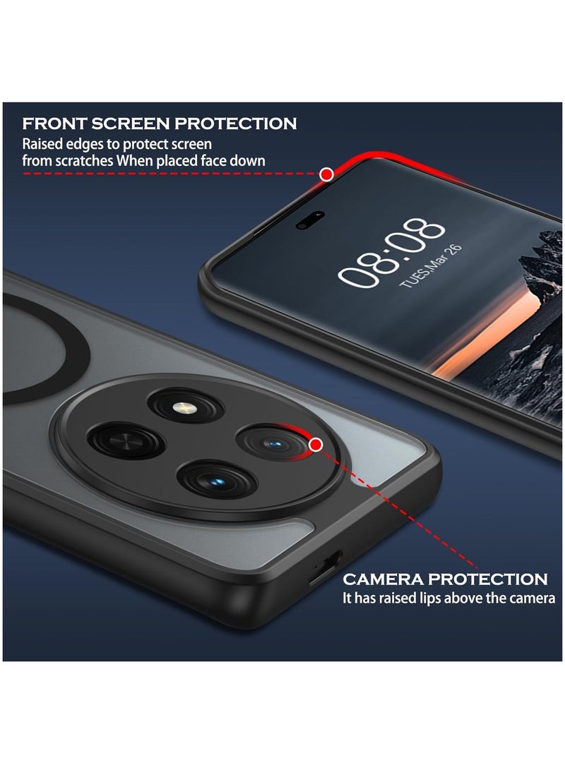 Magnetic Phone Case for Honor X9c 5G Frosted Translucent Back Protective Slim Phone Cover - Image 4