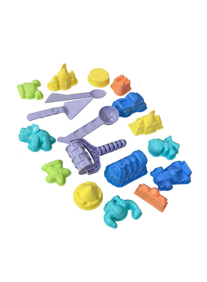 HASSM Magic Sand for Kids, Self-Adhesive, Moldable, Never Drys Out - Fun for Kids to Refill Sensory Sandbox Toys, Perfect for Shaping, Squeezing, Scooping, Rolling, and Molding - Image 4