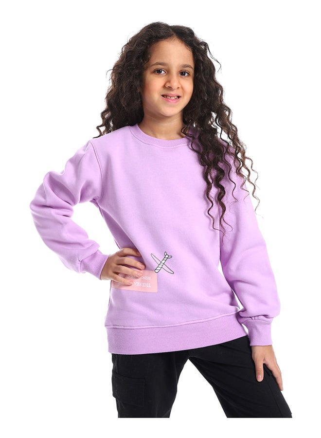 DIADORA Printed Girls Sweatshirt - Image 1