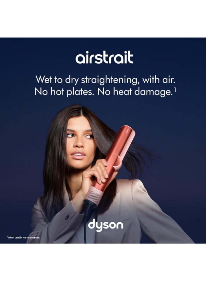 dyson Renewed - Airstrait Straightener - Wet to Dry, No Heat Damage, 2 in 1 Straightening Tool Strawberry Bronze - Image 2