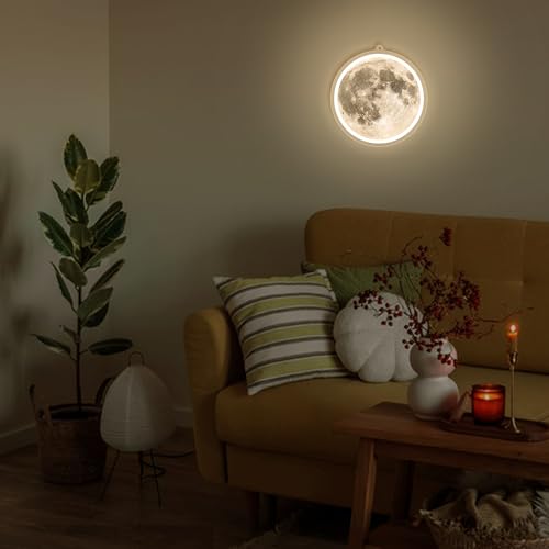 Anywin Moon Neon Signs for Wall Decor, Dimmable Neon Sign Moons Led Signs Moon Art Neon Lights for Living Room, Bedroom Gaming Room, Hotel Decor, Cool Birthday Gifts for Friends, Partner - Image 2