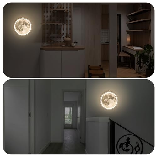 Anywin Moon Neon Signs for Wall Decor, Dimmable Neon Sign Moons Led Signs Moon Art Neon Lights for Living Room, Bedroom Gaming Room, Hotel Decor, Cool Birthday Gifts for Friends, Partner - Image 3