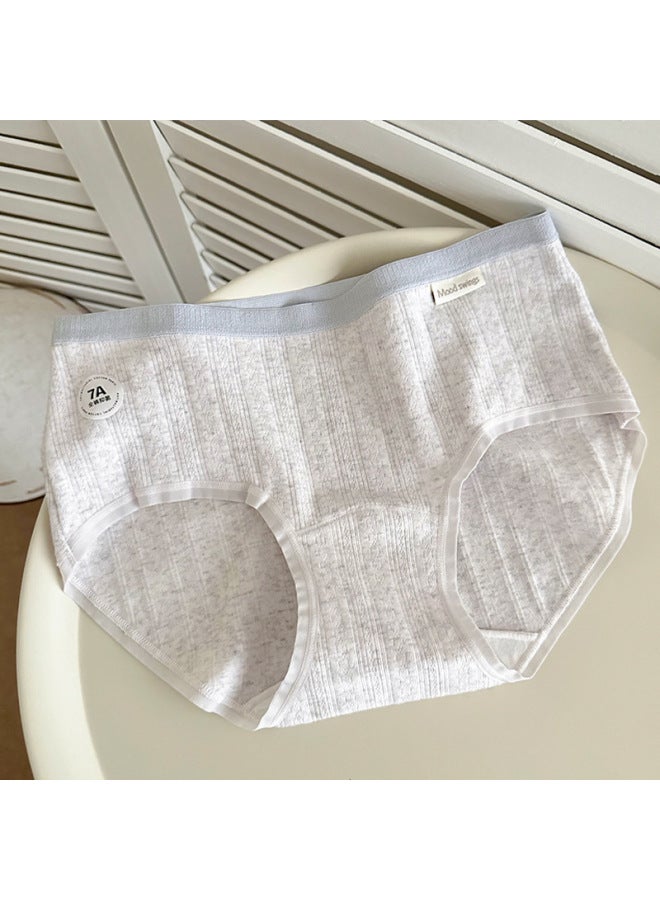 Underwear Women's Pure Cotton Briefs  New Antibacterial Cotton Crotch Seamless Mid-waist Large Size Fat MM Girls Shorts