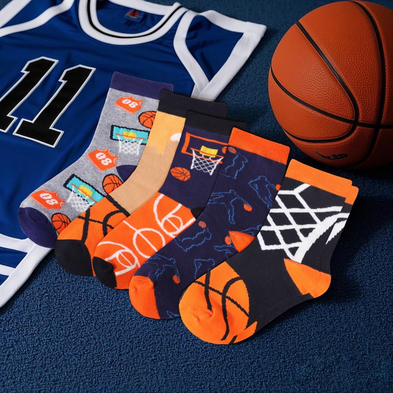 Jeasona Basketball Gifts for Boys 8-12 Kids Players Lovers Basketball Socks Youth Boys Accessories Stuff Gear - Image 3