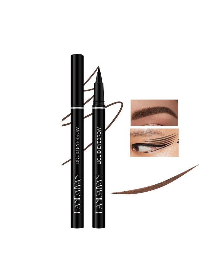 Easilydays Ultrafine Felttip Liquid Eyeliner Pen Waterproof 5 Colors Wild Water Eyebrow Pencil Highly Pigmented Intense Color Glides On Smoothly Long Lasting Smudgeproof Women Eye Makeup Pen (02) - Image 1