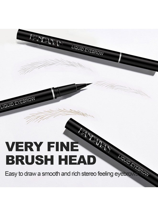 Easilydays Ultrafine Felttip Liquid Eyeliner Pen Waterproof 5 Colors Wild Water Eyebrow Pencil Highly Pigmented Intense Color Glides On Smoothly Long Lasting Smudgeproof Women Eye Makeup Pen (02) - Image 3