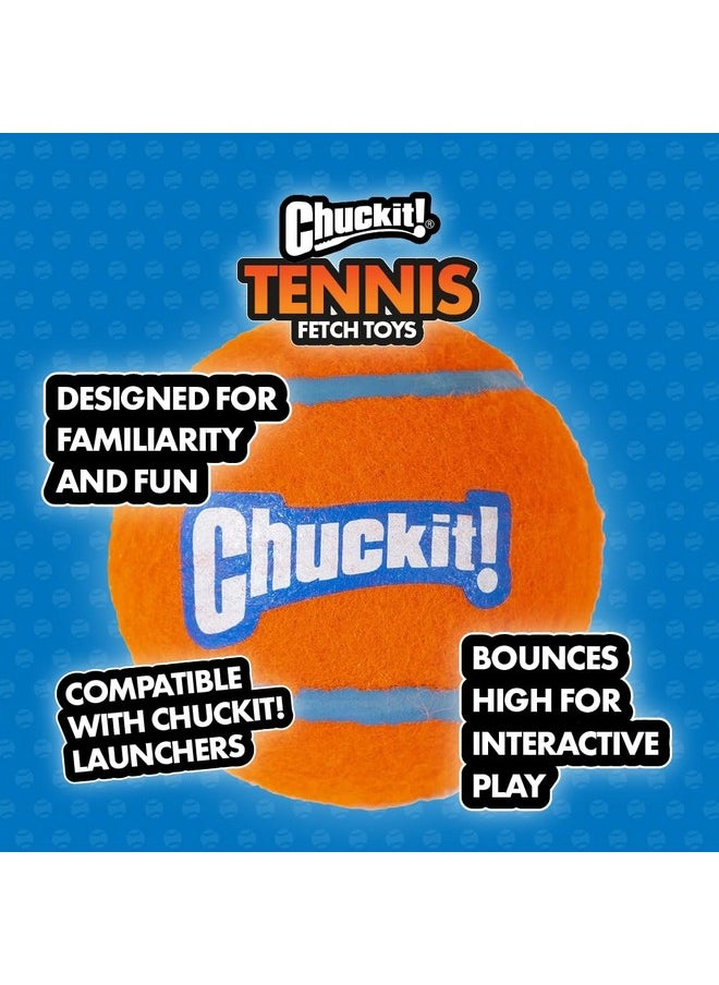 Chuckit! - Chuckit Dog Tennis Ball Dog Toy, Large (3 Inch Diameter) For Dogs 60100Lbs, Pack Of 1 - Image 1