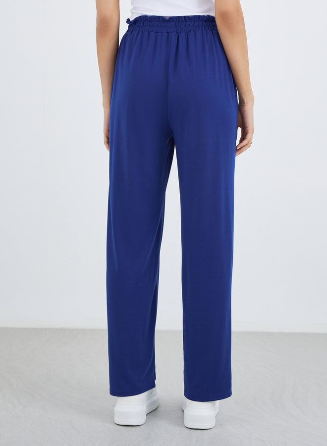 Take Two Piping Detail Pants with Elastic Waistband - Image 4