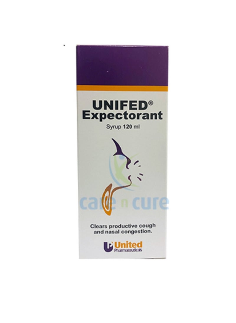 United UNIFED EXPECTORANT SYRUP 120ML