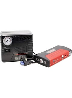 JAJEEK Multifunctional Car Jump Starter with Compressor – 12V Jump Starter Battery Pack, 150 PSI Air Compressor, Quick Charge 3.0, LED Light, Portable Emergency Tool for Gas & Diesel Engines, USB Charging for Devices  - Image 3