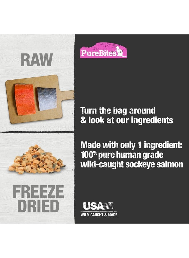 PureBites Freeze Dried Salmon Cat Treats 57g | 1 Ingredient | Made in USA (Packaging May Vary) - Image 4