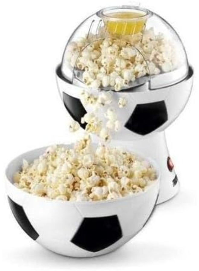 1200W Electric Popcorn Maker - Novel Ball Shape Design | Hot Air Popcorn Machine for Healthy, Oil-Free Popcorn | Fast & Easy Homemade Snack for Family, Kids & Movie Nights | For Home Use in Egypt - Image 1