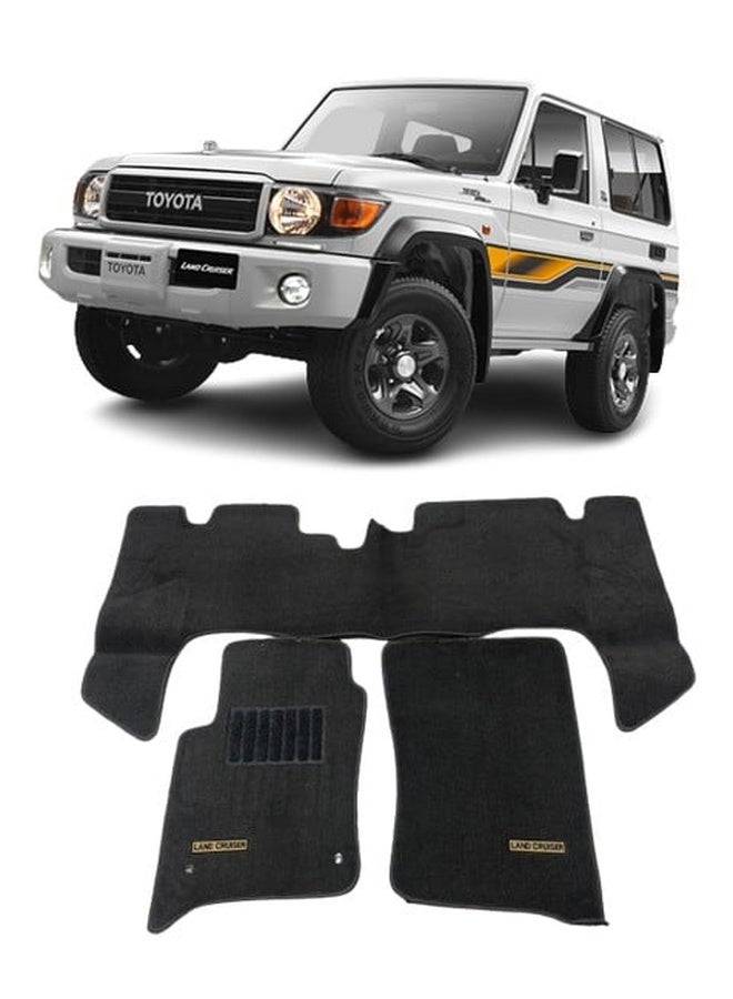 Land Cruiser car floor mats 2010 2011 2012 2013 2014 2015 2016 2017 2018 2019 2020 black