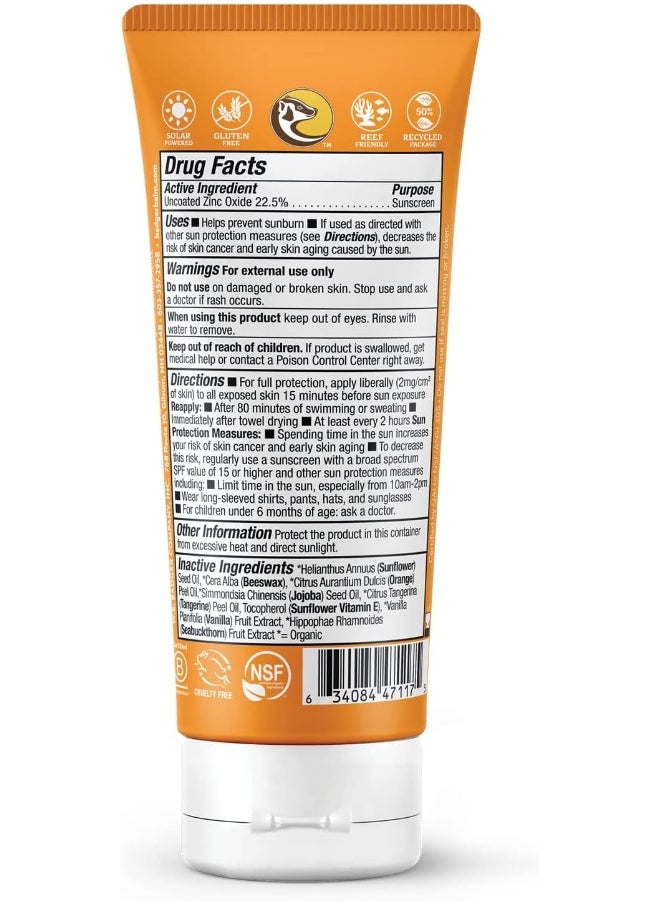 Badger - Badger Kids Sunscreen Cream SPF 40, Organic Mineral Sunscreen Kids Face & Body with Zinc Oxide, Reef Friendly, Broad Spectrum, Water Resistant, 2.9 fl oz (2 Pack) - Image 1