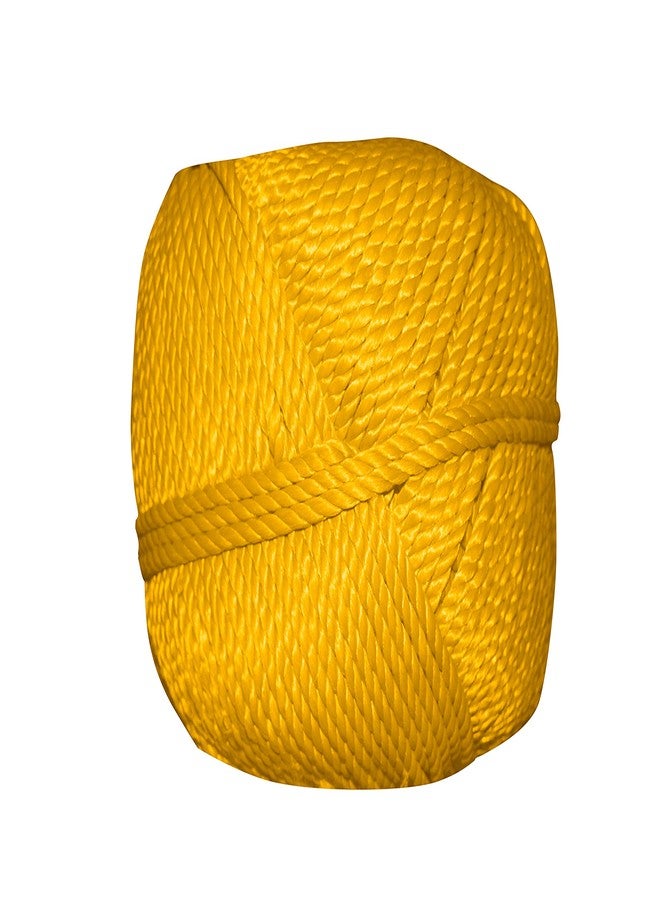 YNK 208 2.5 MM Nylon Clothing Line String, Rope for Clothes Drying, Twisted Multi Ferrous Multipurpose Outdoor Clothes Drying Wire, Travel- Friendly Rope for Cloth (Length- 50 M)- Mustard - Image 2