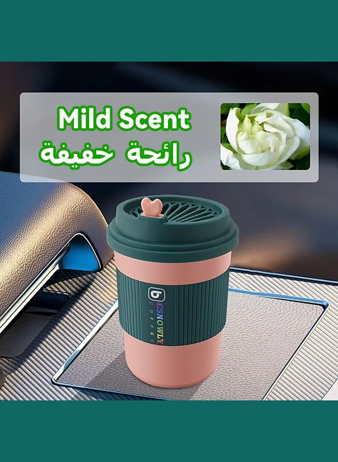 CSNOWLY Solid Air Freshner - Made with Plant Essential - Odor Eliminator - Gel Scent Freshener - Coffee Cup Shape - Solid Essential Oil - 220g - Image 2