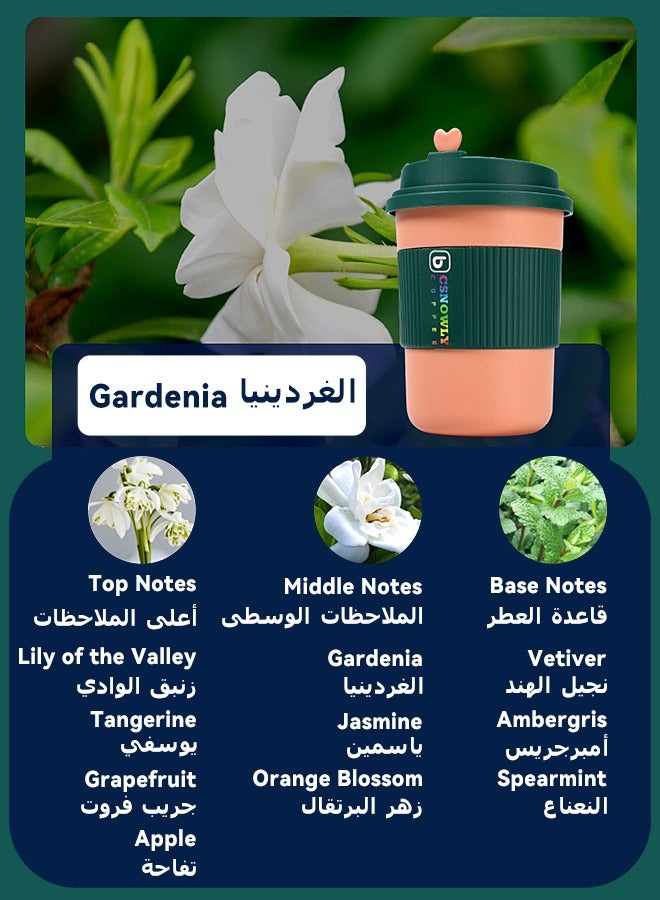 CSNOWLY Solid Air Freshner - Made with Plant Essential - Odor Eliminator - Gel Scent Freshener - Coffee Cup Shape - Solid Essential Oil - 220g - Image 3