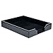 Dacasso Black Bonded Leather Letter Tray - Image 2
