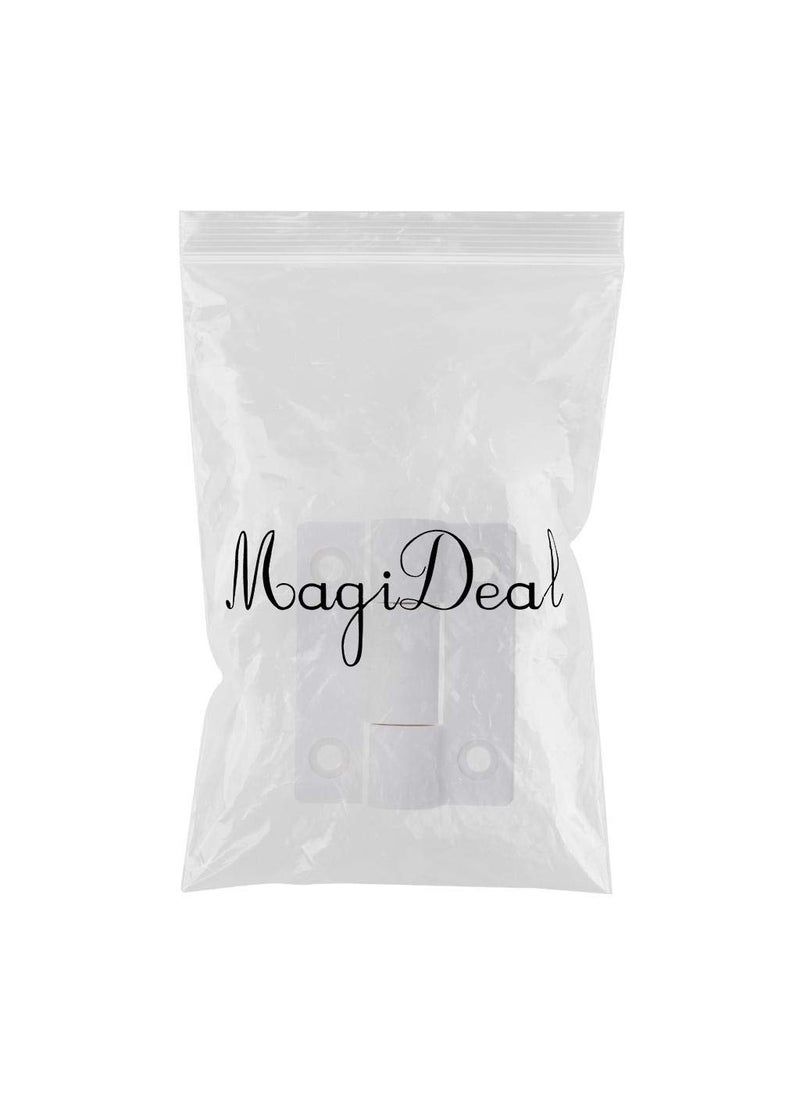 CALANDIS CALANDIS Boat RV Cabin Door Hatch Cabinet PVC Marine Butt Hinges 56x43mm White  - Image 5