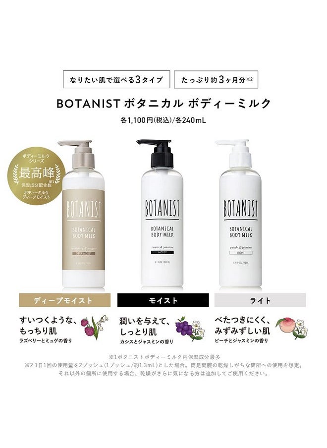 botanist - Botanical Body Milk Deep Moisture 8.5 Fl Oz (240 Ml) Renewal Plantderived Body Care Smooth Moisturizing Nonsilicone Moisturizing Amino Acids - Image 1