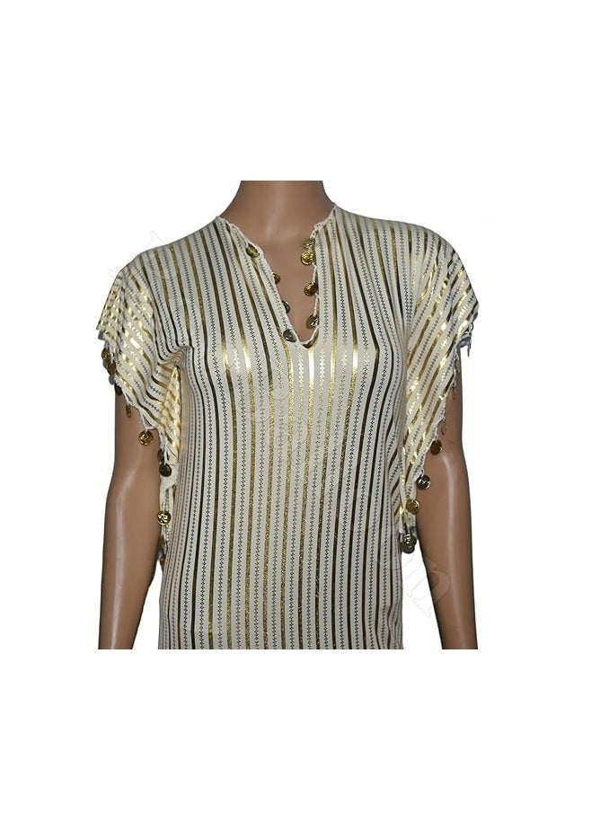 جلابيات رقص شرقي نانسي بدلة رقص من الليكرا - Image 2