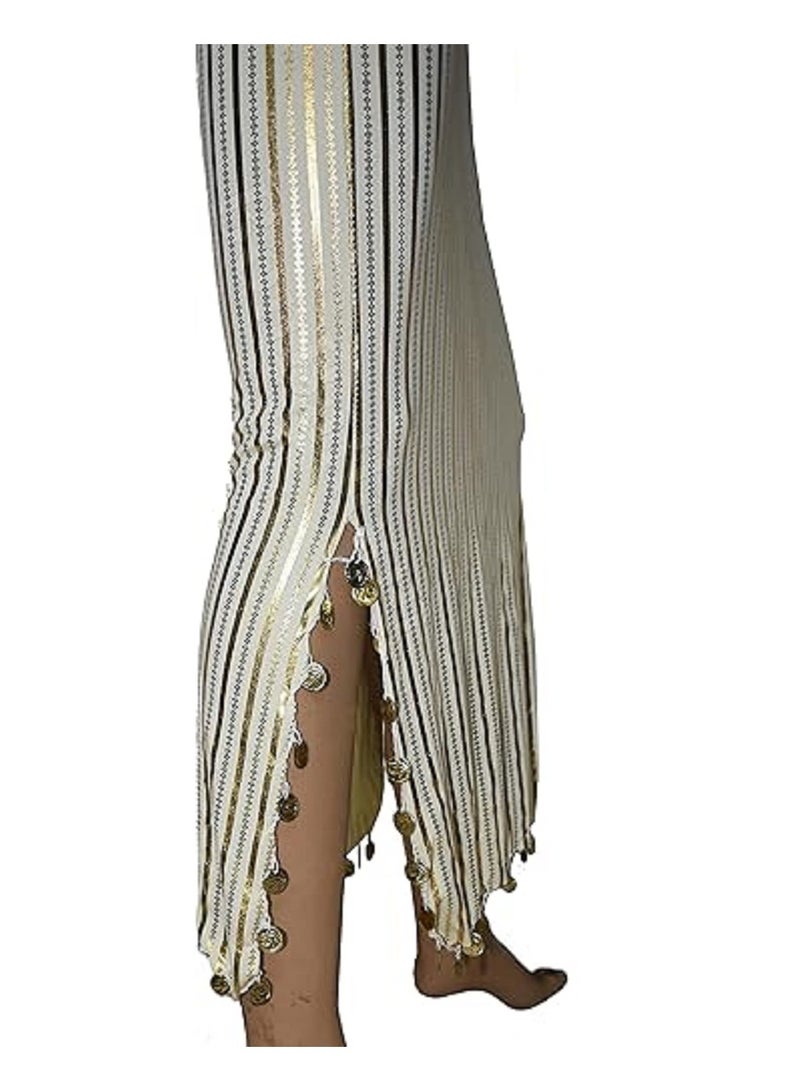 جلابيات رقص شرقي نانسي بدلة رقص من الليكرا - Image 3