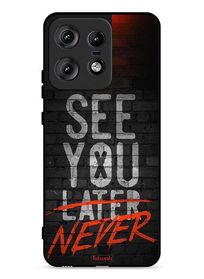 Tolwak Motorola Edge 50 Pro 5G Protective Case Cover See You Never - Image 1