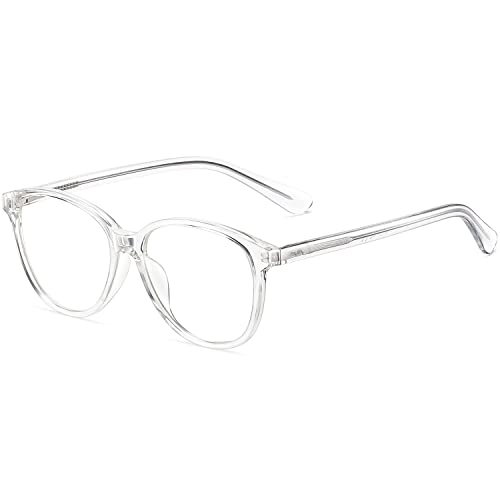 MEETSUN Blue Light Blocking Glasses for Women Cat Eye Blue Light Glasses TR Frame Anti Eyestrain UV Glare Computer Gaming Eyeglasses(Clear Frame) - Image 1