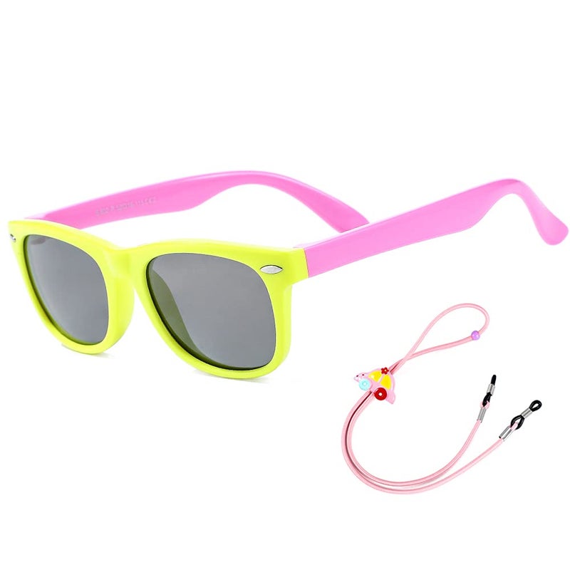ROSSINI ROCF ROSSINI Flexible Kids Sunglasses Polarized Unbreakable Toddler Sun Glasses for Baby Boys and Girls UV400 with Case, Age 2-8 - Image 1