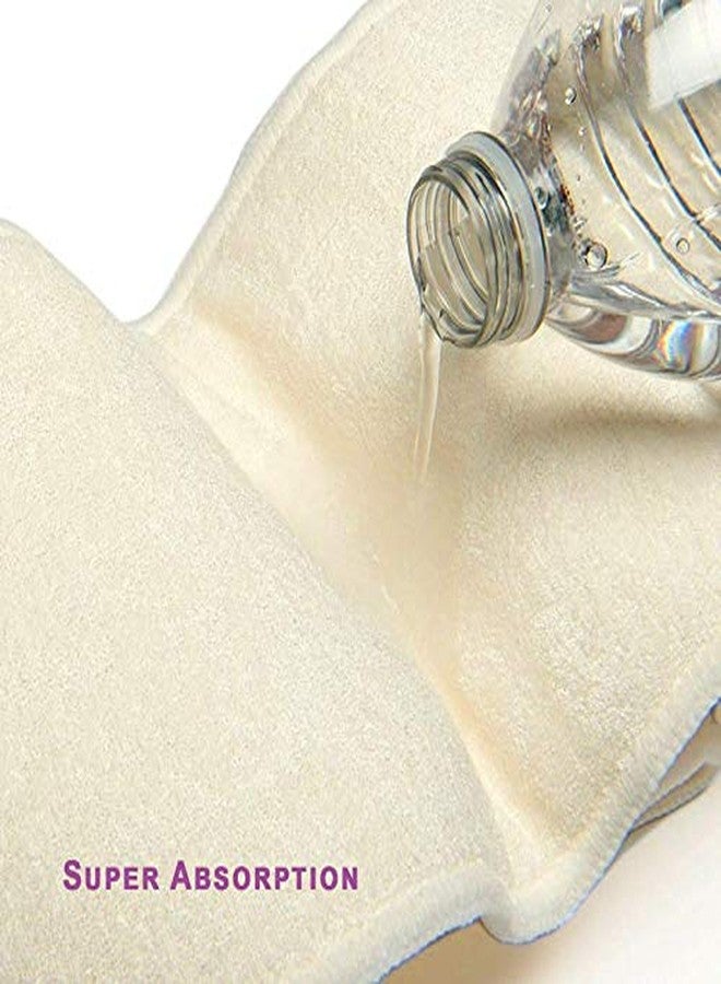 Bembika Cloth Diaper for Inserts, Natures Cloth Diaper Liner, Reusable Washable Cotton Diaper Nappy Inserts for Baby Cloth Diapers (Set of 3)(Bemboo Terry- 4 Layer) - Image 4