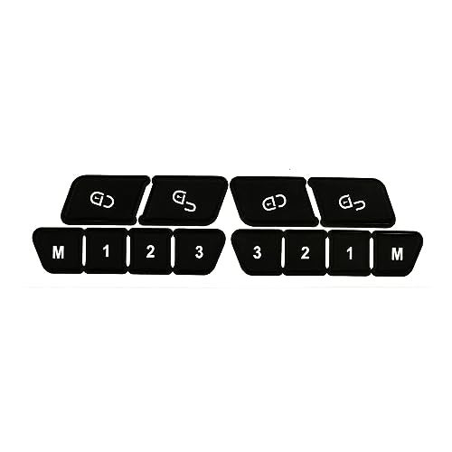 AtticZone Dash Button Repair Kit Stickers Decals Compatible with Benz 2008-2014, A B C E G CLS SL GLK Class, Style 1 - Image 4