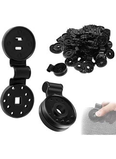 100 Pack Shade Cloth Heavy Duty Lock Grip Reusable Shade Cloth Plastic Clips Windproof Awning Clamp Tent Patio Plant Shade Grip for Sun Shade Net Gardening Clips Accessory