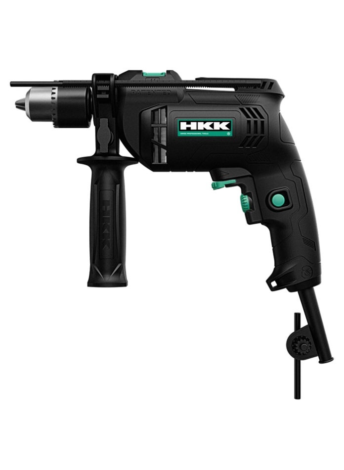 HKK Electric Impact Drill 710W – Corded Power Drill Machine for Wood, Metal & Concrete | Variable Speed Percussion Drill for Home, Workshop & Construction - Image 1