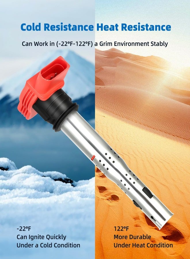 ECCPP ملفات إشعال ECCPP UF-529 رباعية مع شمعات إشعال إيريديوم رباعية لسيارات فولكس فاجن MK5 MK6 GTI جيتا جولف باسات تيجوان A3 A4 A5 A6 A7 Q5 Q7 R8 S4 S5 موديلات 2006-2016 بمحركات 2.0T 3.0T 2.5L 3.2L 4.2 5.2 5C1688 - Image 4