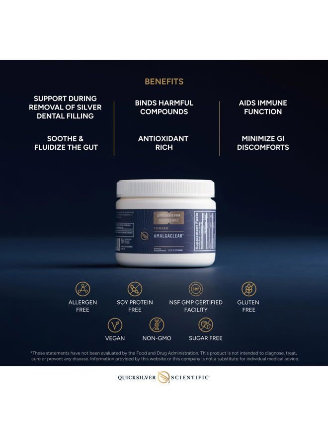 Quicksilver Scientific AmalgaClear - Detox Support with Modified Citrus Pectin & Silica Extract (73g) - Image 5