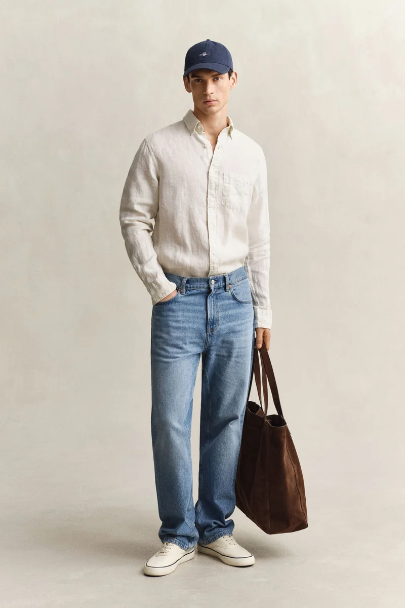 Gant Regular Gmnt Dyed Linen Shirt