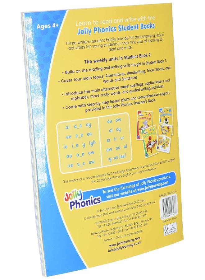 Jolly Phonics Student Book 2 In Print Letters American English Edition - Image 3
