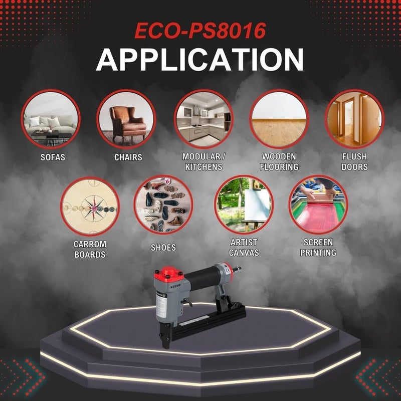KAYMO ECO-PS8016 Pneumatic Stapler (ECO-PS8016) - Image 3