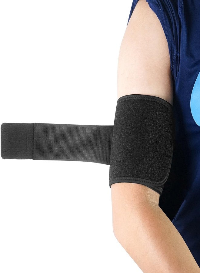 Luwint Compression Upper Arm Sleeve Wrap, Adjustable Bicep Tricep Tendonitis Brace Support - Image 3