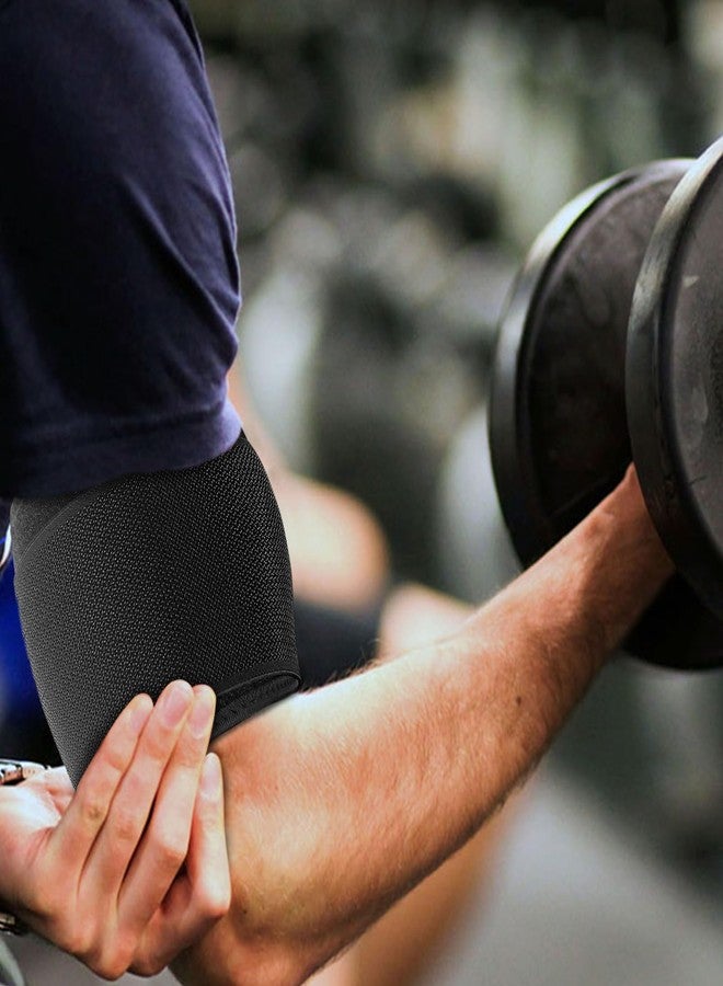Luwint Compression Upper Arm Sleeve Wrap, Adjustable Bicep Tricep Tendonitis Brace Support - Image 4