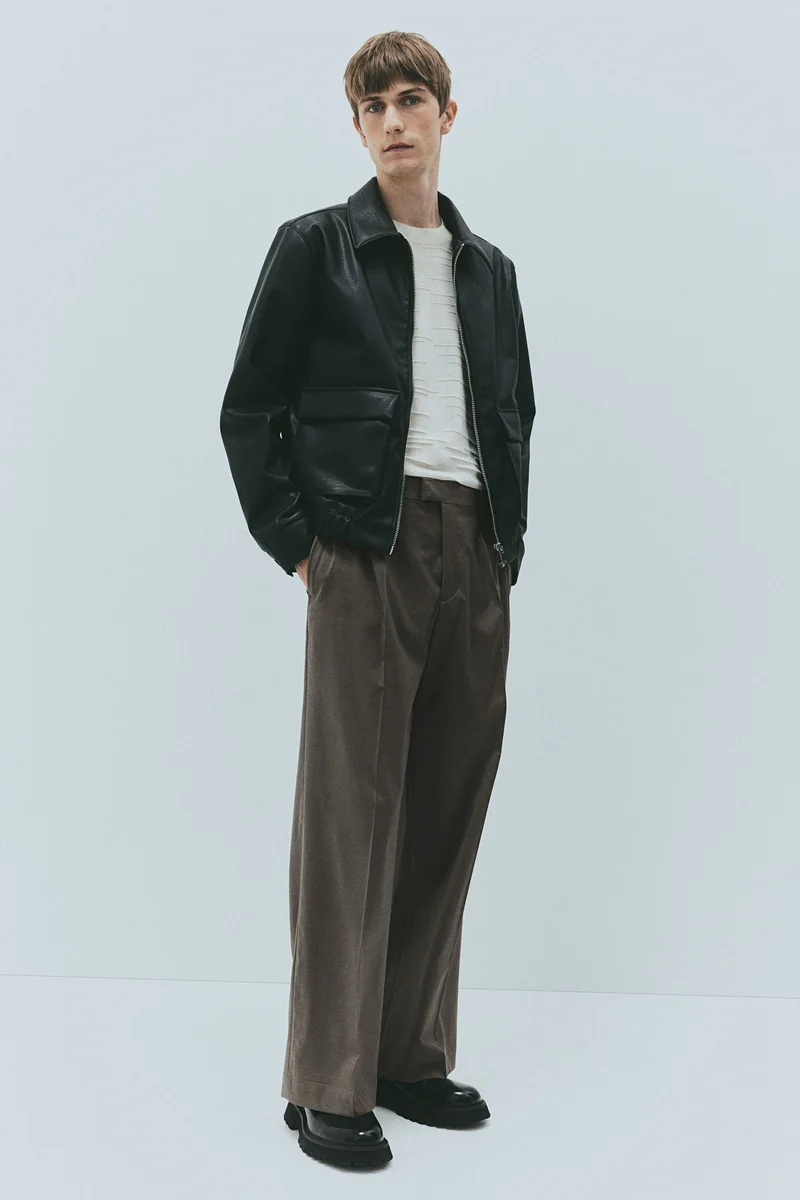 H&M Loose Fit Tailored trousers
