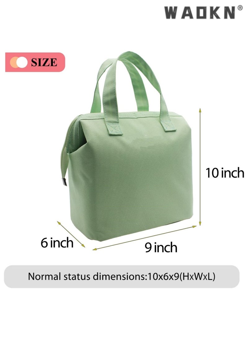 WAOKN Multifunctional Lightweight Simple Lunch Bag Bento Bag Thick Insulated Refrigerated Lunch Handbag Lunch Box Handbag Suitable For Students Women Men Picnic Work Outdoor - Image 5