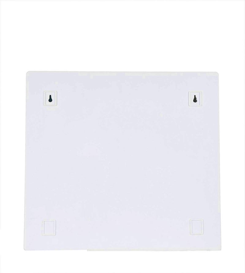 Epraiser Epraiser ABS Unbreakable ZBF 109 Bathroom Double Mirror Double Door Cabinet with Storage ChestShelves Extra Shelf17X4X16 Plastic Wall Shelf White - Image 4