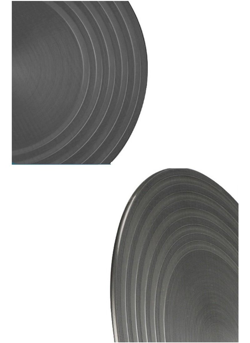 Heat Diffuser For Gas Stovetop Pot Cookware Protection Stove Diffuser Fast Defrosting Round Tray Multifunctional Thawing Conducting Simmer Plate 24Cm With Foldable Handle