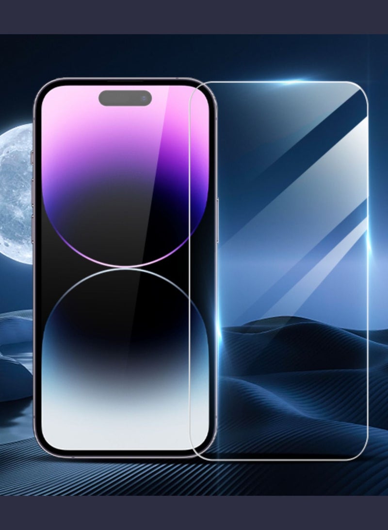 BORTONY Screen Protector Compatible with 14 Pro Max 6.7" Tempered Glass 9H Hardness [HD Clear] [Anti-Scratch] [Bubble Free] For Apple iPhone 14 Pro Max - Image 1