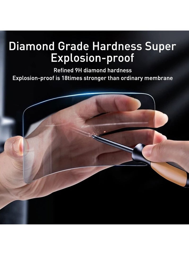 BORTONY Screen Protector Compatible with 14 Pro Max 6.7" Tempered Glass 9H Hardness [HD Clear] [Anti-Scratch] [Bubble Free] For Apple iPhone 14 Pro Max - Image 3