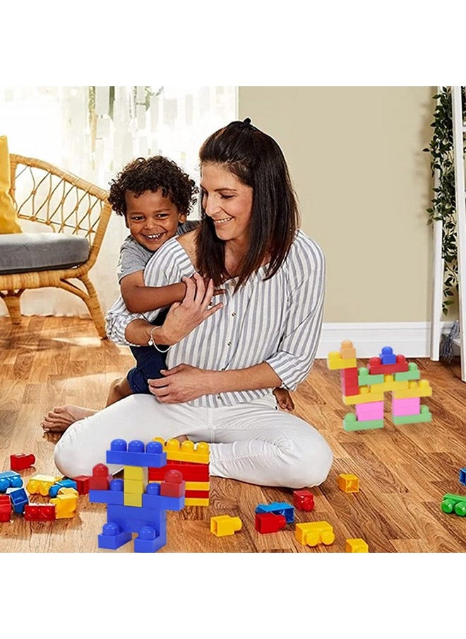 Toy Zone Toyzone Building Blocks | Building Blocks Game | Educational Toy | Smart Activity Fun & Learning Blocks | Colorful Blocks | Block Puzzle | for Kids Age 1-7 Years (Building Blocks - 90 pcs)  - Image 4